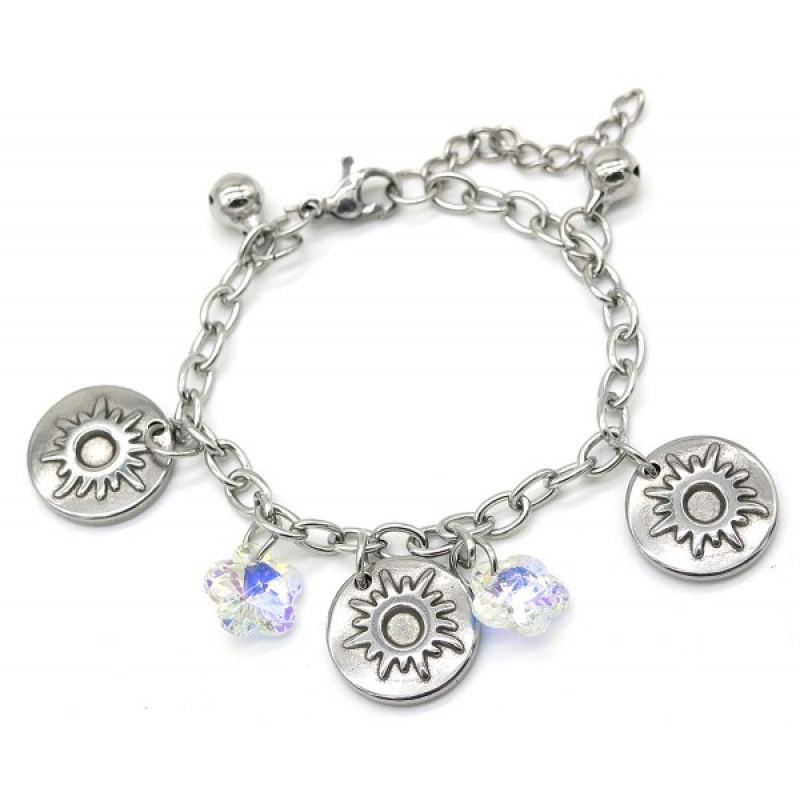 Kinderarmband zon rvs